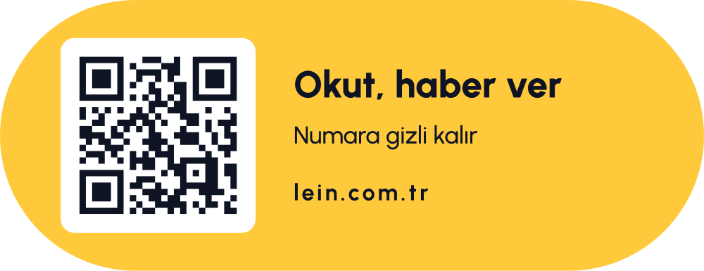 Mini rozet sarı araç QR sticker