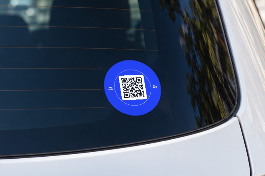 Mühür araç QR sticker – Yakından